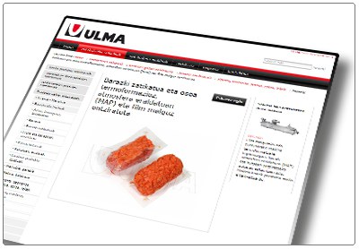 ULMA Packagingen web orria euskaraz