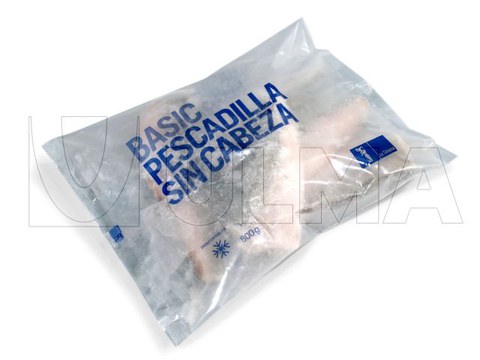 Izoztutako arraina bertikalean ontziratzea film laminatuan Izoztutako arraina bertikalean ontziratzea film laminatuan