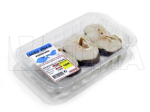 Itsas aingira freskoa xerratan erretilu termozigilatuan ontziratzea Itsas aingira freskoa xerratan erretilu termozigilatuan ontziratzea