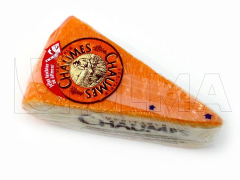 Gazta flow packean ontziratzea film erretraktilarekin