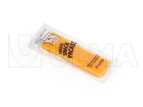 Gazta zizka-mizkak hutsean termoformatuan ontziratzea film malguan