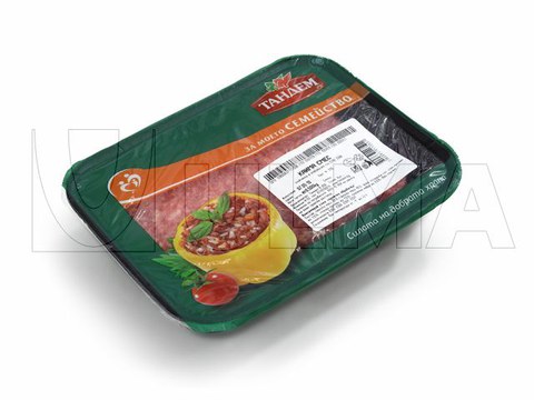 Haragi xehatua termozigilatze makinan ontziratzea, atmosfera kontrolatuarekin (MAP)