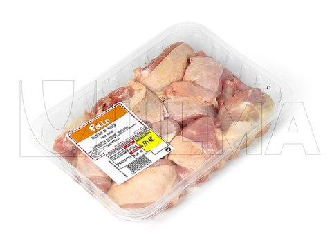 Oilasko-hegalak eta -izterrak atmosfera eraldatuarekin (MAP) termozigilatuan ontziratzea