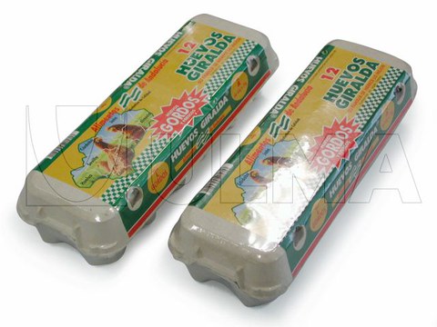 Arrautza-kartoiak flow packean ontziratzea