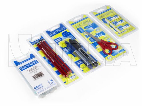 Bulego materiala blisterrean ontziratzea