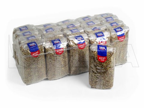 Lekale paketeen multzoak dentsitate txikiko polietileno erretraktilez faxatzea