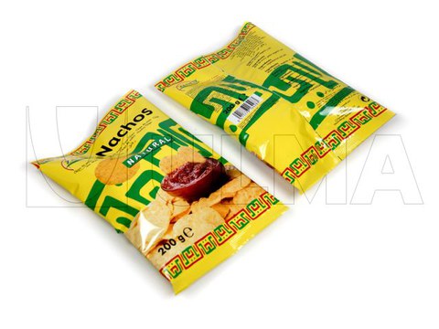 Natxoak bertikalean eta BOPP filmez ontziratzea