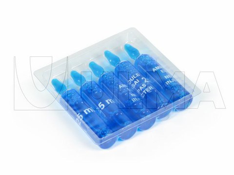 Anpoila medikalak film gogorrean termoformatuan ontziratzea