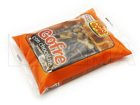 Gofre multzoa ontziratzea flow packean