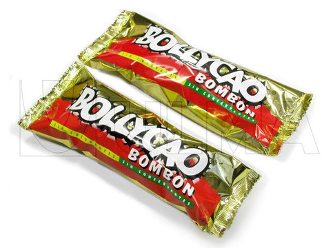 Txokolatez estalitako opilak flow packean ontziratzea