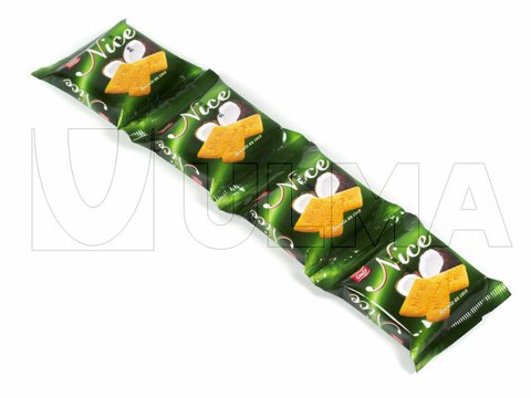 Galleta multzo sorta flow packean ontziratua