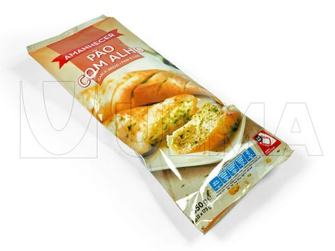 Ogi txigortua baratxuriarekin ontziratzea flow packean (hffs)