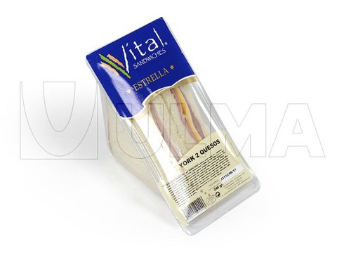 Sandwichak atmosfera eraldatuarekin (MAP) termoformatuan ontziratzea